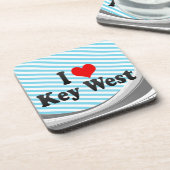 Dessous-de-verre J'aime Key West, Etats-Unis (Côté gauche)