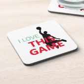 Dessous-de-verre J'Aime Le Jeu De Basketball (Côté gauche)