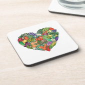 Dessous-de-verre J'aime les Légumes (Côté gauche)