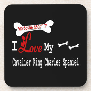 Dessous-de-verre J'Aime Mon Cavalier Roi Charles Spaniel