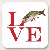 Dessous-de-verre J'aime Muskie (Devant)