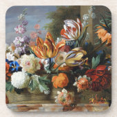 Dessous-de-verre Jakob Bogdani Tulips Peonies et autres Fleurs (Devant)