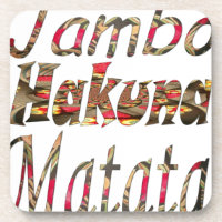 Jambo Hakuna Matata Art Vintage africain Imprimer