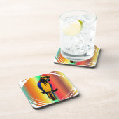 DESSOUS-DE-VERRE JAMMIN PARROT (Côté Droit)