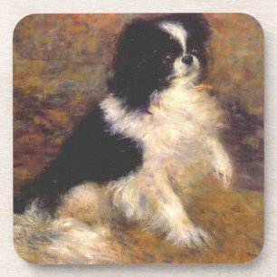 Dessous de verre japonais d'art du chien chinois