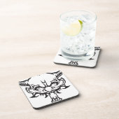 Dessous-de-verre Japonais tatouage Oni Demon (Côté Droit)