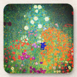 Dessous-de-verre Jardin aux fleurs Gustav Klimt<br><div class="desc">Dessous de verre avec la peinture à l’huile de Gustav Klimt Jardin aux fleurs (1906). Un beau jardin de fleurs violettes,  rouges,  blanches,  bleues et oranges. Un grand cadeau pour les amateurs d'art Art Nouveau et autrichien.</div>