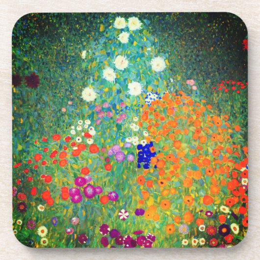 Dessous-de-verre Jardin aux fleurs Gustav Klimt (Devant)