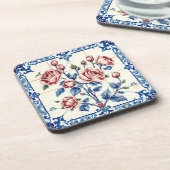 dessous de verre jardin de roses (Côté gauche)