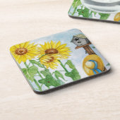 Dessous-de-verre Jardin de Sunflower (Côté gauche)