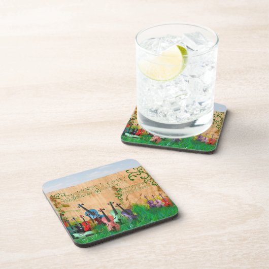 Dessous-de-verre Jardin de violon (Côté Droit)