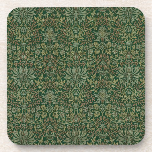 Dessous-de-verre Jardin de William Morris - Verts (Devant)