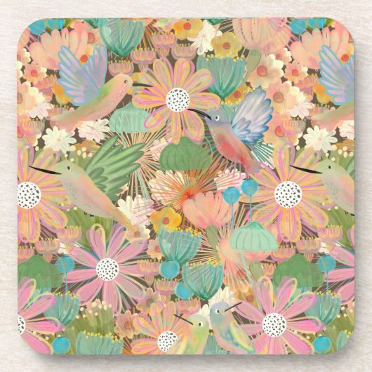 Dessous-de-verre Jardin des colibris (Devant)