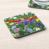 Dessous-de-verre Jardin fleuri coloré (Côté gauche)