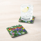 Dessous-de-verre Jardin fleuri coloré (Côté Droit)