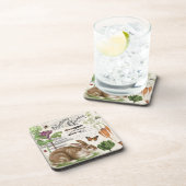 Dessous-de-verre Jardin français Vintage moderne Rabbit (Côté Droit)