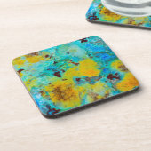 Dessous-de-verre Jasper Chrysocolla Bleu (Côté gauche)