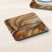 Dessous-de-verre Jasper de Deschutes de couleur marron (Côté gauche)