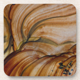 Dessous-de-verre Jasper de Deschutes de couleur marron
