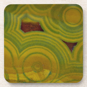 Dessous-de-verre Jasper océanique à taches jaunes