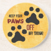 Dessous de verre (jaune) (Devant)