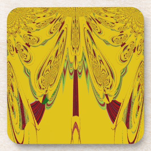 Dessous-de-verre jaune (Devant)