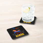 Dessous-de-verre Jaune Cette Fille Aime Son Cheval (Côté Droit)