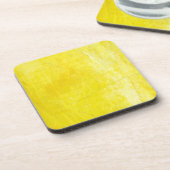 Dessous-de-verre Jaune Gritty (Côté gauche)