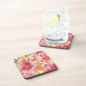 Dessous-de-verre Jaune rose (Côté Droit)