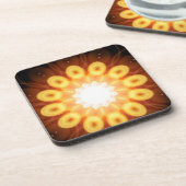 Dessous-de-verre Jaunes d'oeuf jaune dans l'Abstrait numérique (Côté gauche)