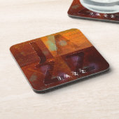 Dessous-de-verre Jazz (conception de "carrés") (Côté gauche)