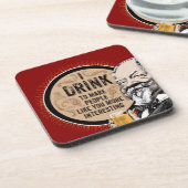 Dessous-de-verre Je Bois (pour vous rendre plus intéressant) (Côté gauche)