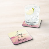 Dessous-de-verre Je choisis d'être heureux (Côté Droit)