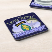 Dessous-de-verre Je dis le saut [les forces spéciales] (Côté gauche)