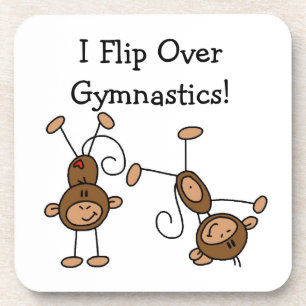 Dessous-de-verre Je fais des flips en gymnastique