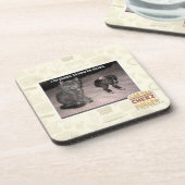 Dessous-de-verre Je fixe le chiot (Côté gauche)