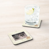 Dessous-de-verre Je fixe le chiot (Côté Droit)