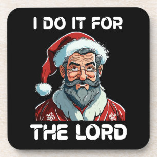 Dessous-de-verre Je le fais pour le Seigneur Cadeau de Noël chrétie