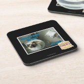 Dessous-de-verre Je maed le fourrure pelucheuse vous (Côté gauche)