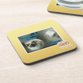 Dessous-de-verre Je maed le fourrure pelucheuse vous (Côté gauche)