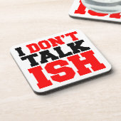 Dessous-de-verre Je ne parle pas ISH (Côté gauche)