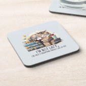 Dessous-de-verre Je ne suis pas un chat mignon (Côté gauche)