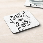 Dessous-de-verre Je peux et je vais le faire (Côté gauche)