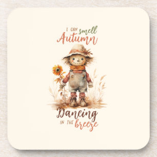 Dessous-de-verre Je Sens L'Automne - Brute Rustique & Tournesol