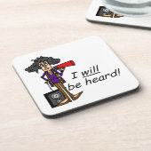 Dessous-de-verre Je Serai Entendu (Côté gauche)