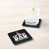 Dessous-de-verre Je suis avec papa sur cette famille de Noël (Côté Droit)