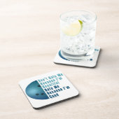 Dessous-de-verre Je Suis Beau Je Suis Bon Bowling Bleu (Côté Droit)