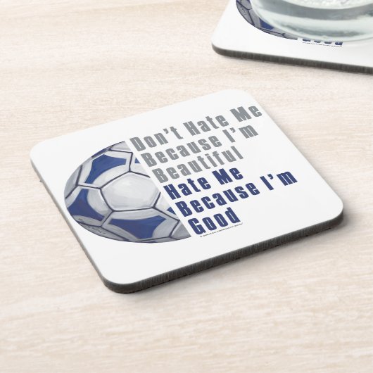 Dessous-de-verre Je Suis Beau Je Suis Bon Futbal (Côté gauche)