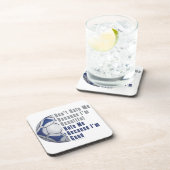 Dessous-de-verre Je Suis Beau Je Suis Bon Futbal (Côté Droit)