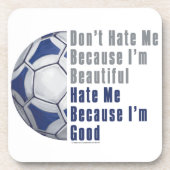 Dessous-de-verre Je Suis Beau Je Suis Bon Futbal (Devant)